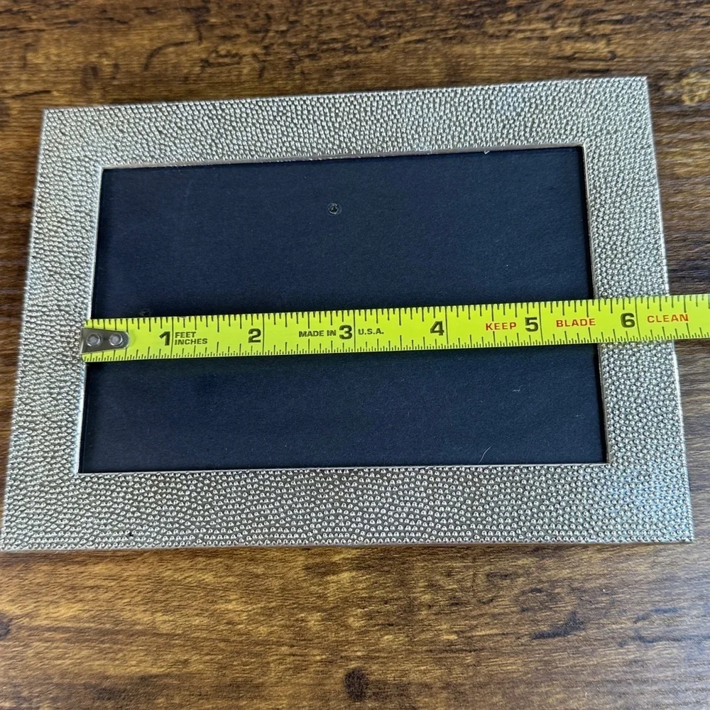 Elegant Gold Brass Photo Frame 6” x 7”